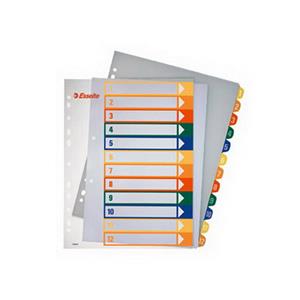 Divider Esselte Cardboard A4 12 Tabs