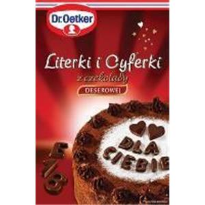 Dr. Oetker Chocolate Letters & Numbers