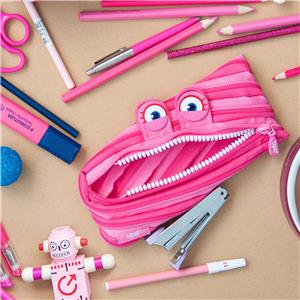 ZIPIT Essentials Large Pencil Case - Pink - 99 requests