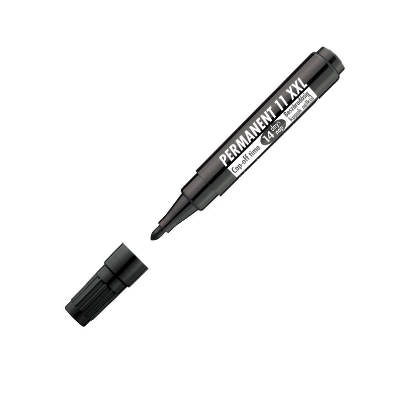 Fibre pen Permanent 11XXL black | Officeday