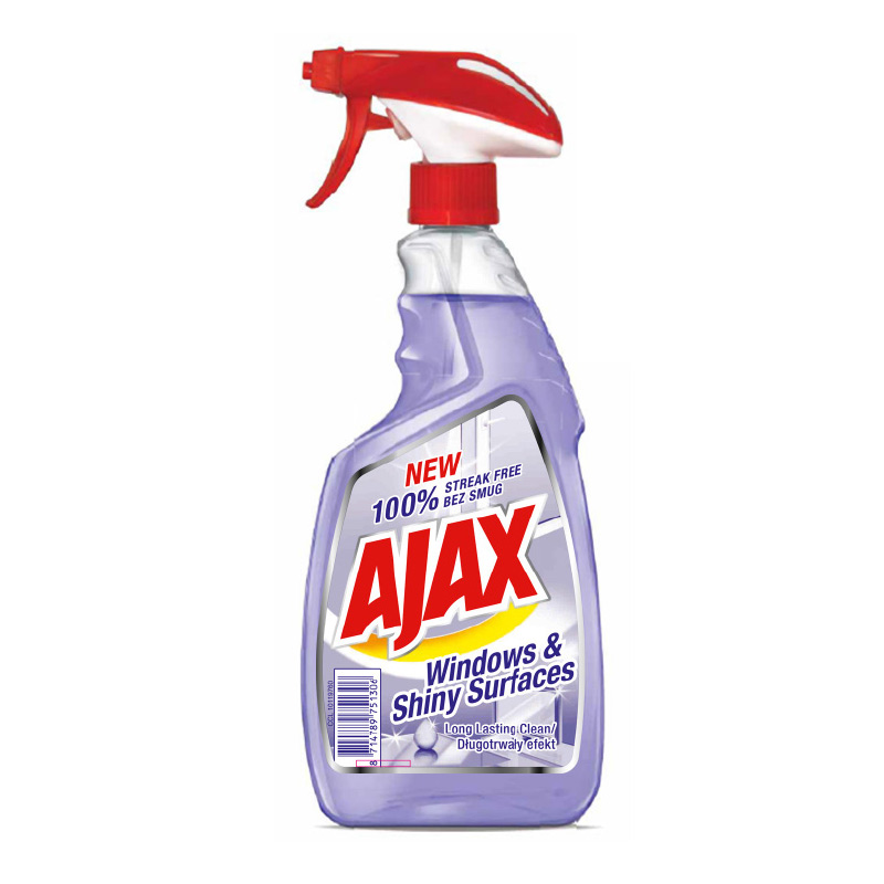 Glass cleaning agent AJAX Windows & Shiny surfaces, with spray, 500 ml ...